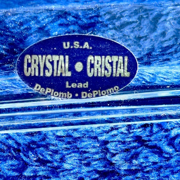 Toscany St. George 24% Lead Crystal 8" Candlesticks USA Cut Glass vintage - Picture 10 of 16